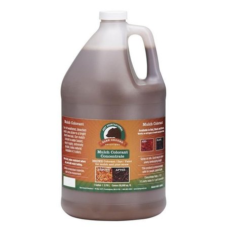 BARE GROUND Bare Ground MCC-128BRN Just Scentsational Bark Mulch Colorant Concentrate Gallon - Brown MCC-128BRN